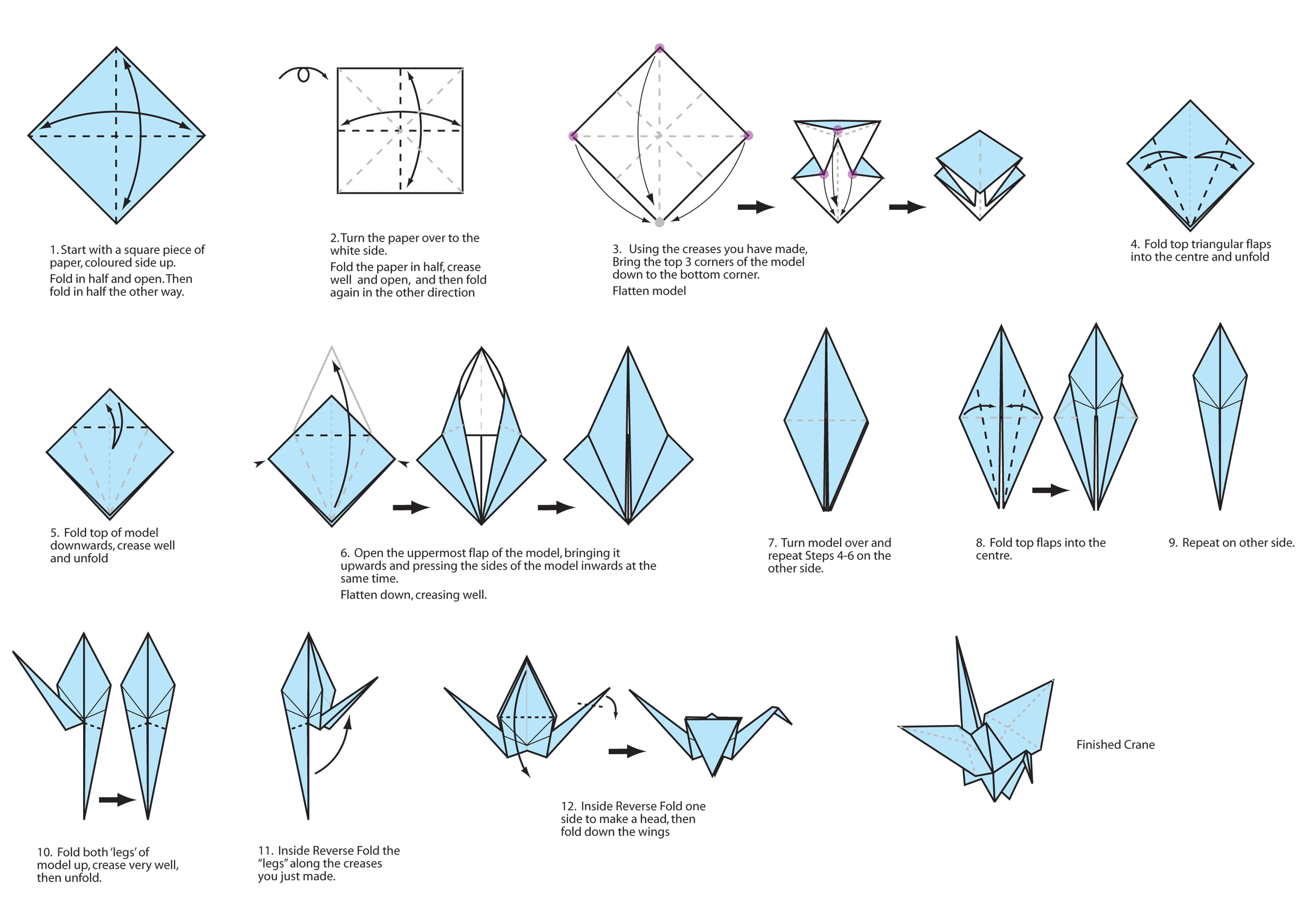 How to build an origami crane - Sunnylands