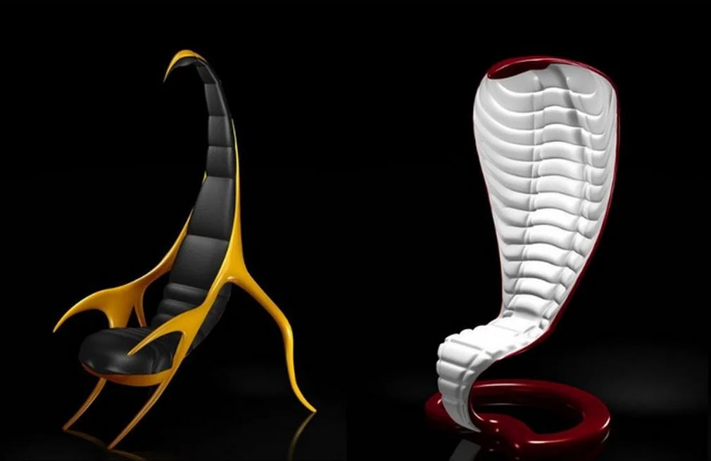 31. The scorpion and cobra chairs
