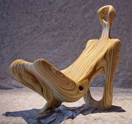 5. Bizarre Furniture Designs -Human shape lounge