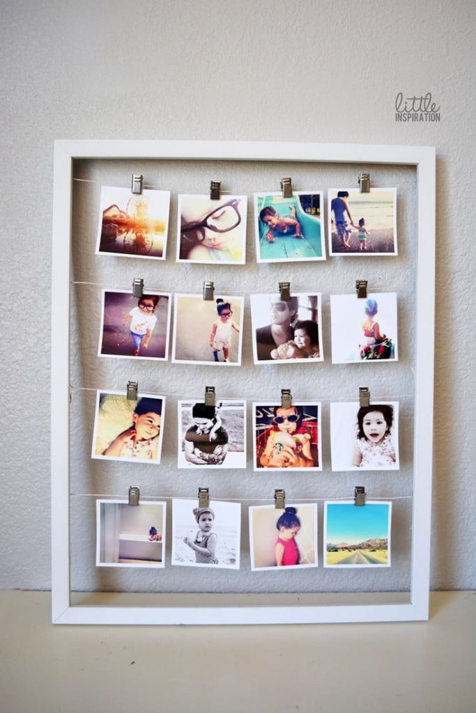 45 Creative DIY Photo Display Wall Art Ideas