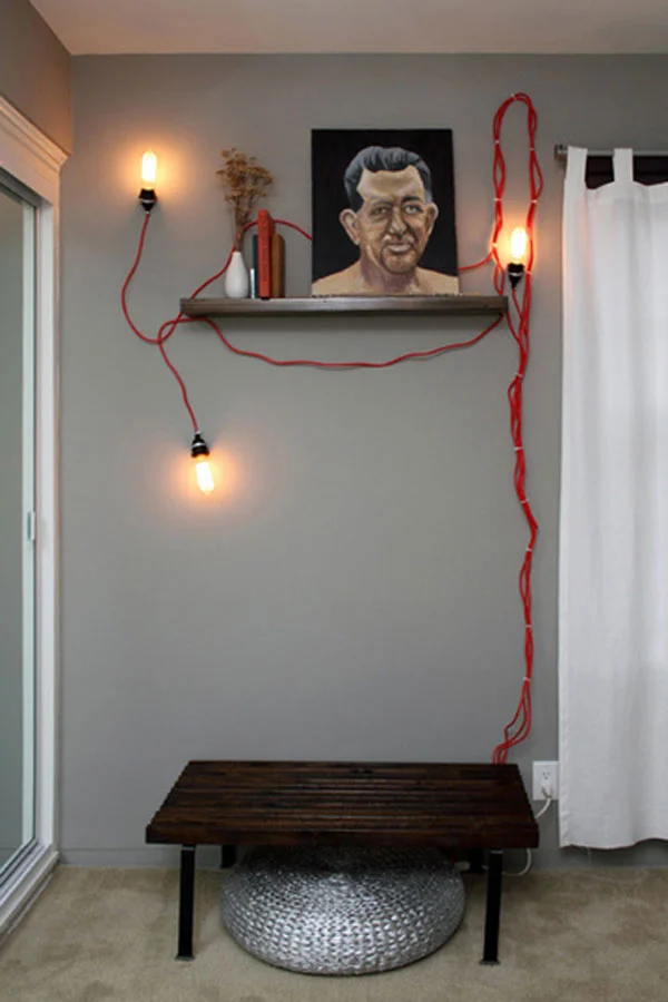 20 Creative DIY Ideas To Hide The Wires in The Wall Room - WooHome