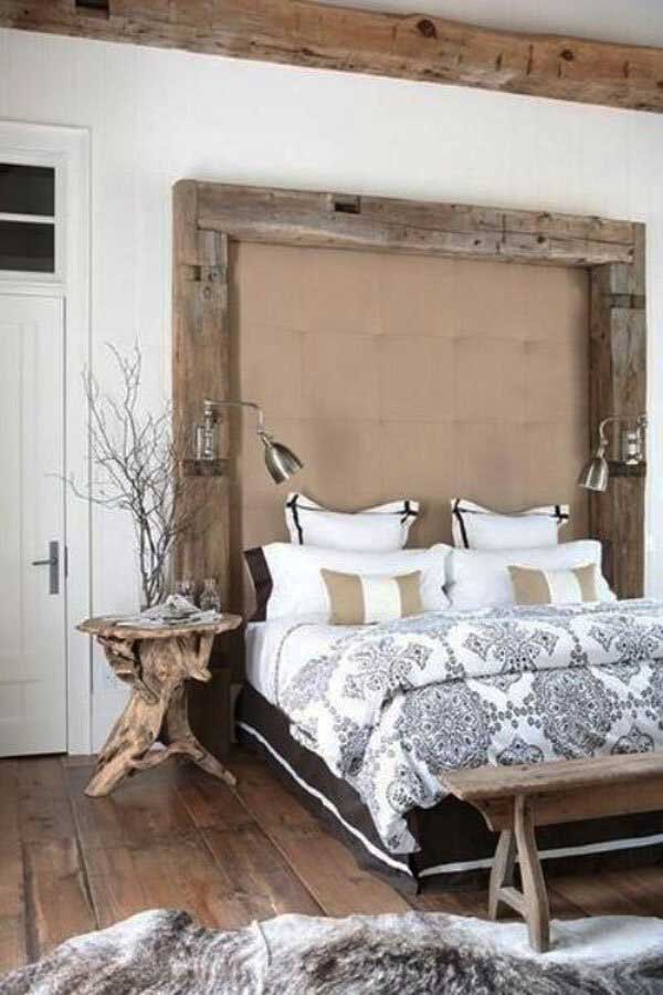 #15 Coziness and Warmth in Framed Headboard