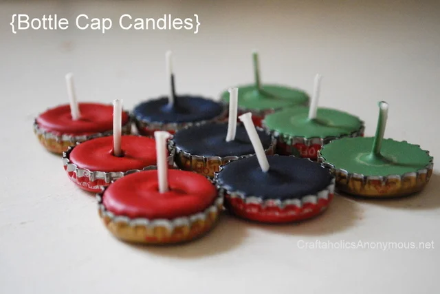 #17 Colorful Cap Candles