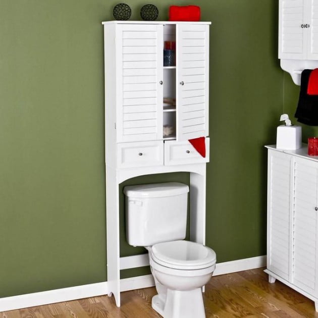 #14 Make Use of The Space Around Your Toilet