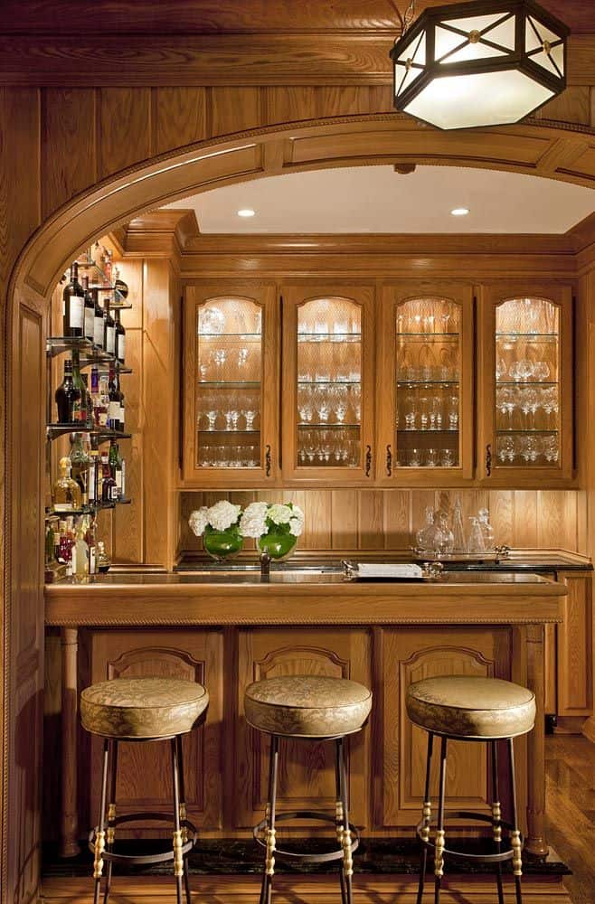 Beautiful Paneled Bar