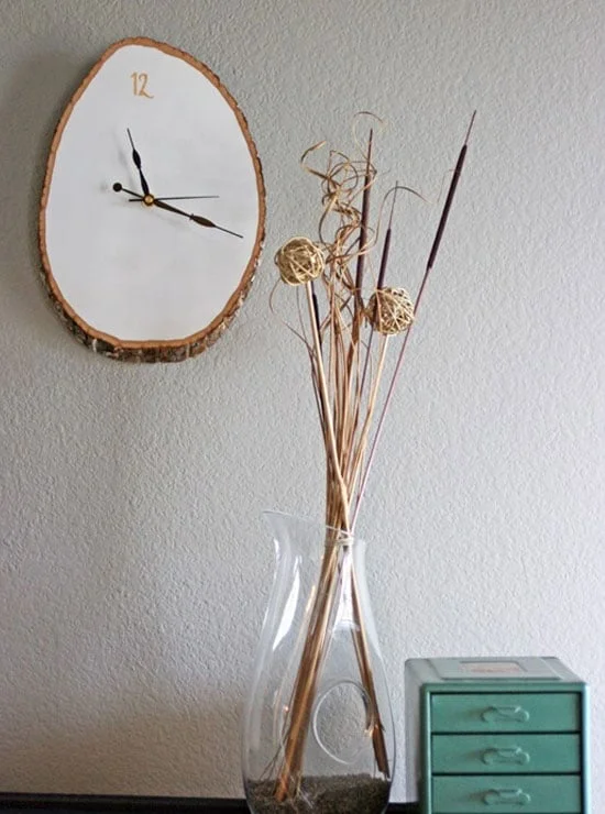 DIY-Wood-Slab-Wall-Clock