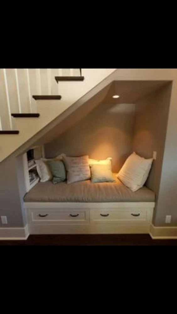 3. Storage and reading nook for kids and adults