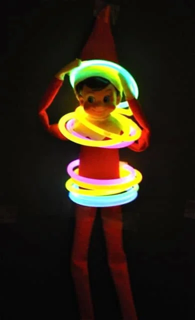 50. Elfie and his Glowing Hula Hoops