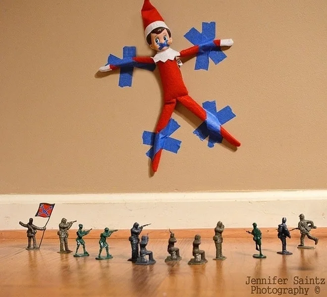 62. Elfie captured by the Army