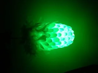 19. Learn How to Create This Rainbow Pinecone Light Using Spoons