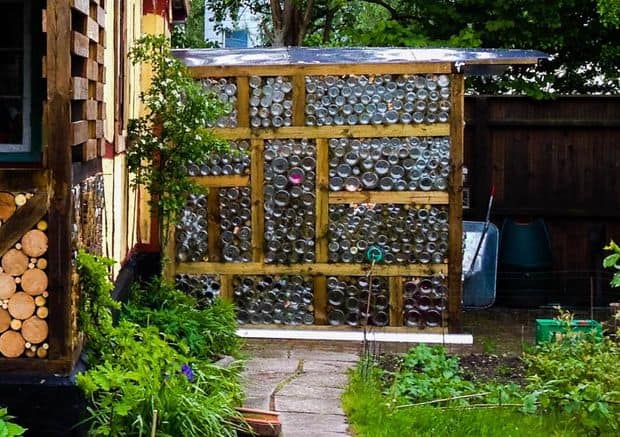 AMAZING GREENHOUSE MADE FROM UPCYCLED GLASS JARS