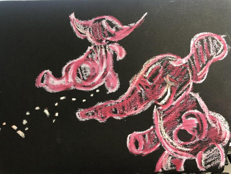 Dumbo Pink Elephants