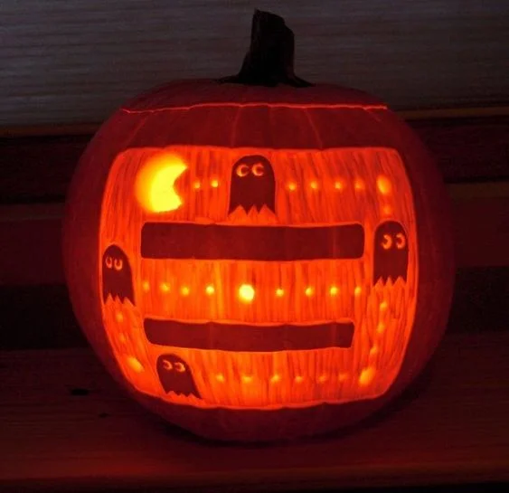 Pac-Man Pumpkin
