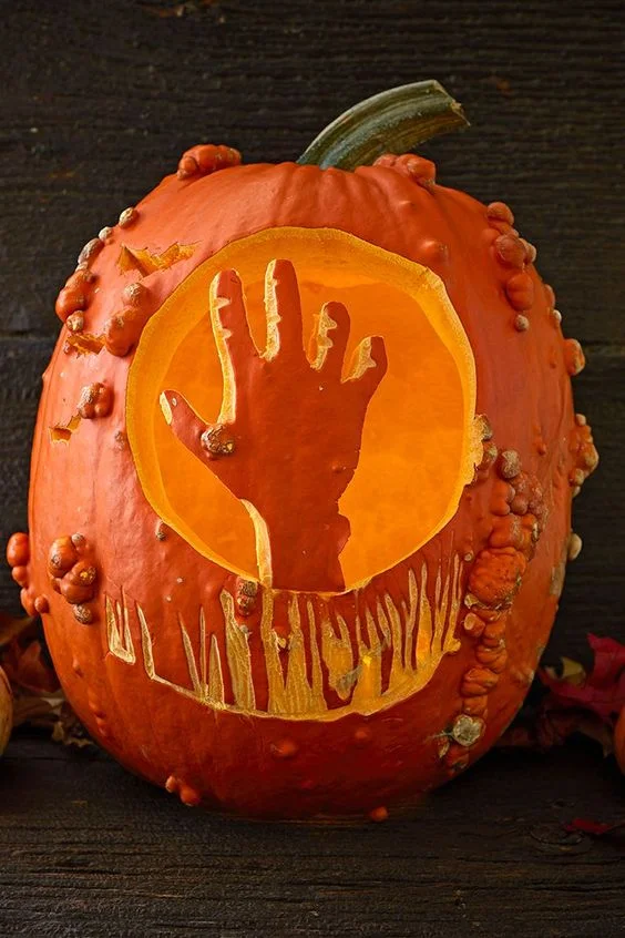 Zombie Hand Pumpkin
