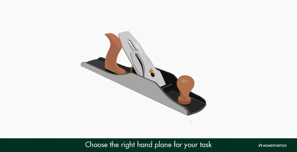 Step 1: Choose the Appropriate Hand Plane for Your Job
