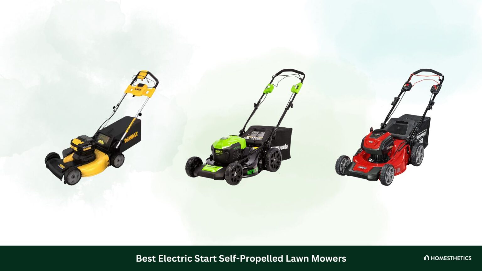 Best Electric Start Self Propelled Lawn Mowers Guide