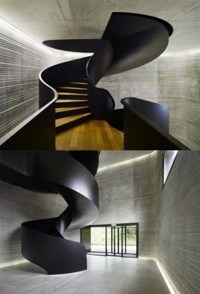 12 One of a Kind Round Staircase Designs For Your Modern Mansion curved