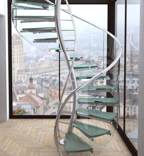 12 One of a Kind Round Staircase Designs For Your Modern Mansion modern