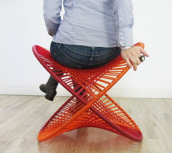  13 Innovative Sitting Places to Relax red organic