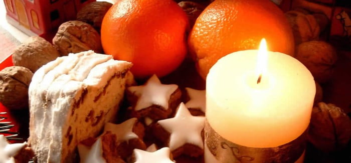 oranges and candles Creative&Inspiring Modern Christmas Candles Decorations (1)