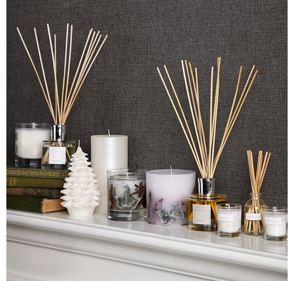 white grey and gold Creative&Inspiring Modern Christmas Candles Decorations (1)
