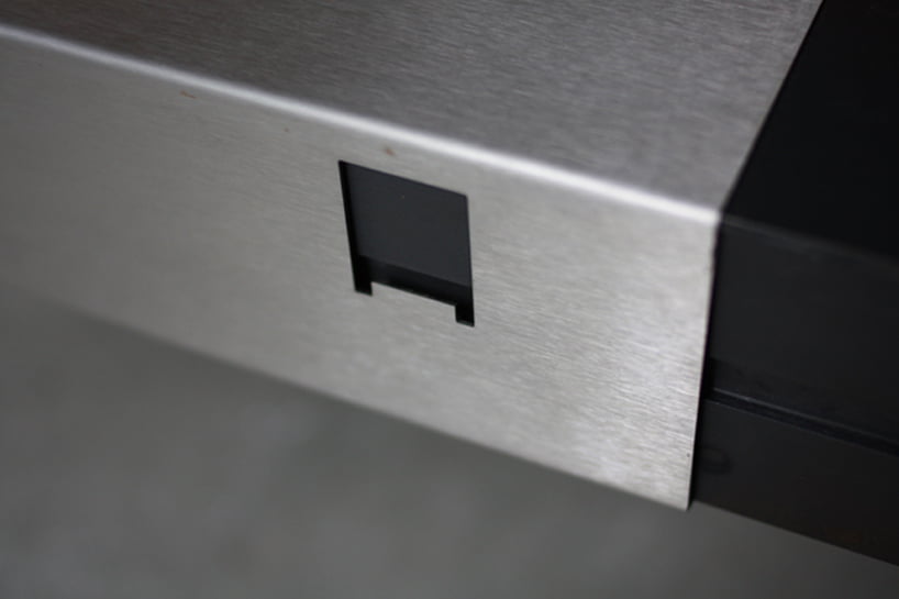 Detail Shot Creative Floppy Disk Coffee Table Designed by Axel van Exel and Marian Neulant