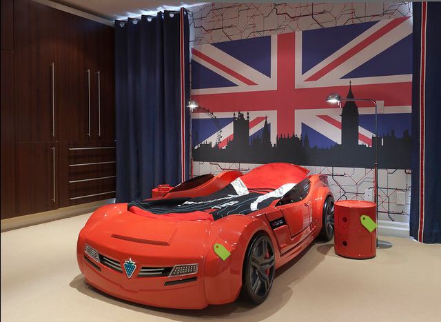 red car bed Creative & Inspiring Modern Car Bedroom Interior Designs Ideas dream bedroom (15)