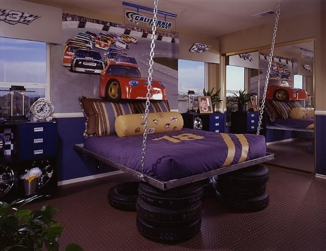 purple car Creative & Inspiring Modern Car Bedroom Interior Designs Ideas dream bedroom (15)