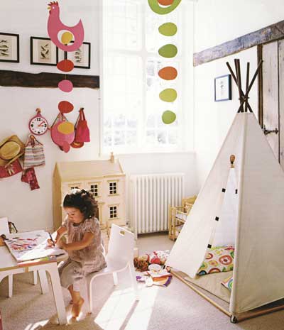 Simple Bedroom Interior Design Ideas Featuring Play Tents for Kids to fit any modern home homesthetics (18)