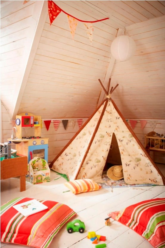 simple Simple Bedroom Interior Design Ideas Featuring Play Tents for Kids to fit any modern home homesthetics (18)