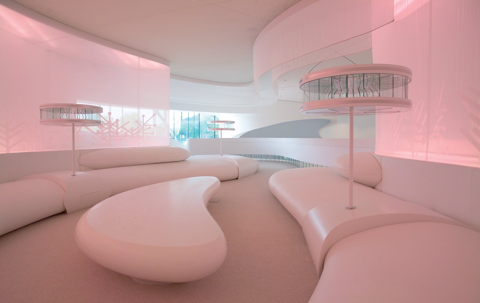 Fluid and Organic Modern Architecture - Leonardo Glass Cube in Bad Driburg by 3Deluxe  interior design 