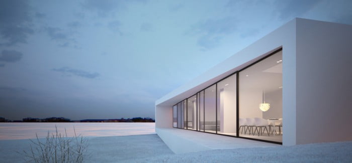 Minimalist Mansion in the Icelandic Plane-Reykjavik House by MOOMOO Architects homesthetics (14)