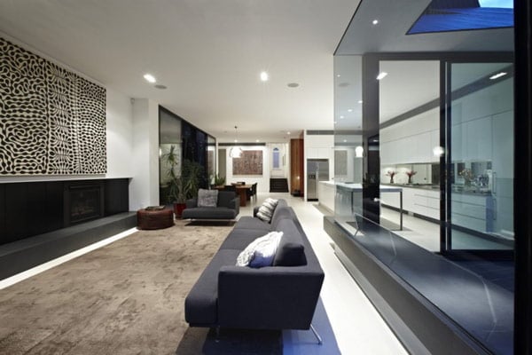 Mix of Styles in Enclave House by BKK Architects in Melbourne Australia simple