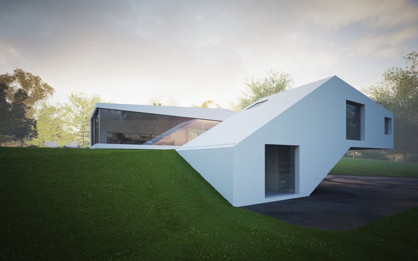 Remarkable White Modern Mansion-House Hafner by Hornung and Jacobi Architecture in Germany
