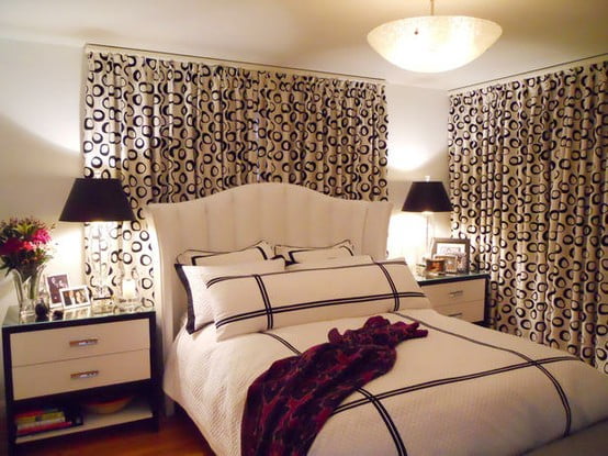 dense wallpaper 19-Creative-Inspiring-Traditional-Black-And-White-Bedroom-Designs-small-bedroom-homesthetics