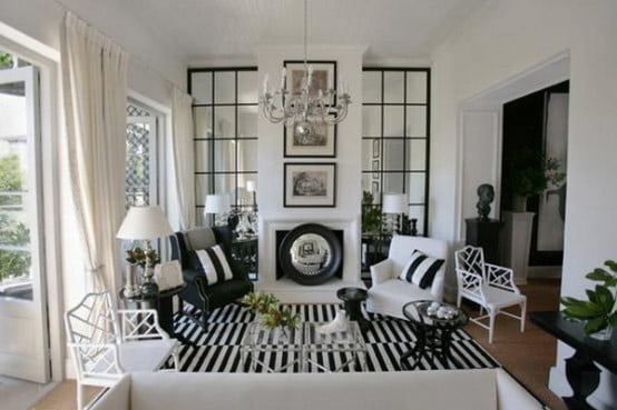 extraordinary interior 21 Creative&Inspiring Black And White Traditional Living Room Designs