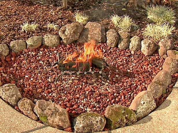 stone fire pit design in Backyard Landscaing Ideas-Attractive Fire Pit Designs Homesthetics