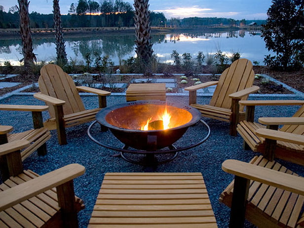 metal fire pit design in Backyard Landscaing Ideas-Attractive Fire Pit Designs Homesthetics