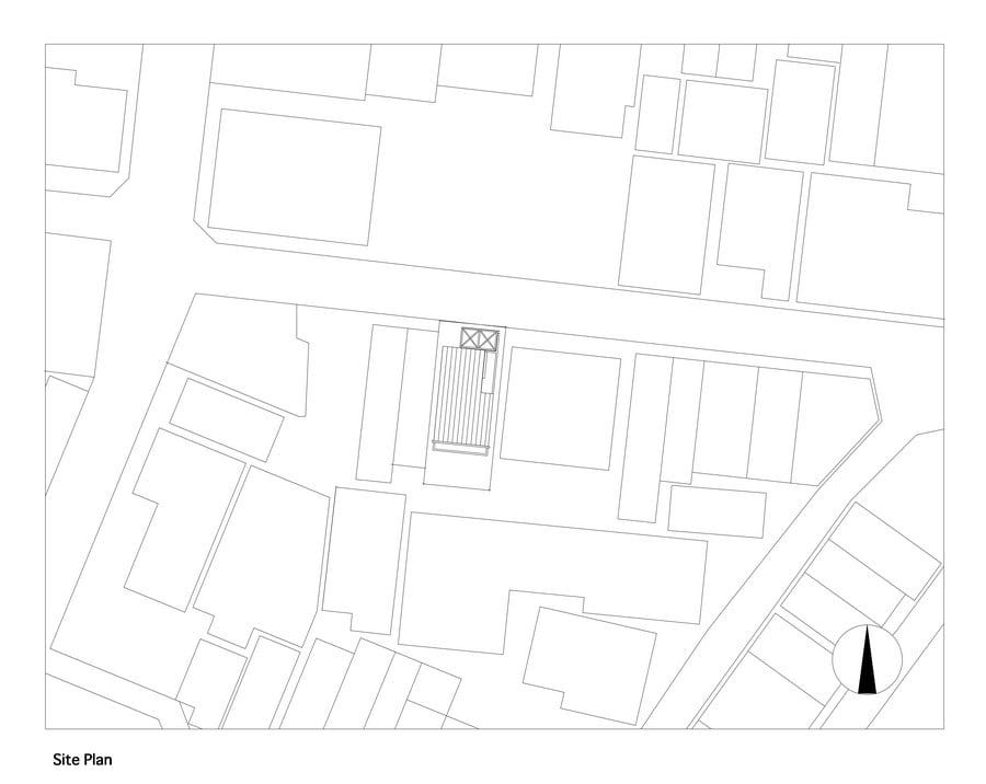 blueprint floorplant section plane trough Minimalist-Japanese-Residence-Enhancing-a-Narrow-Site-House-F-homesthetics-studio