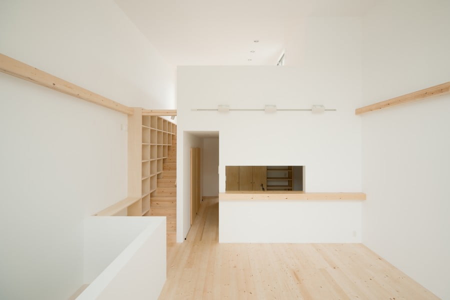 access in the Minimalist-Japanese-Residence-Enhancing-a-Narrow-Site-House-F-homesthetics-studio