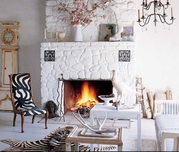 25 Stone Fireplace Designs to Warm your Home 