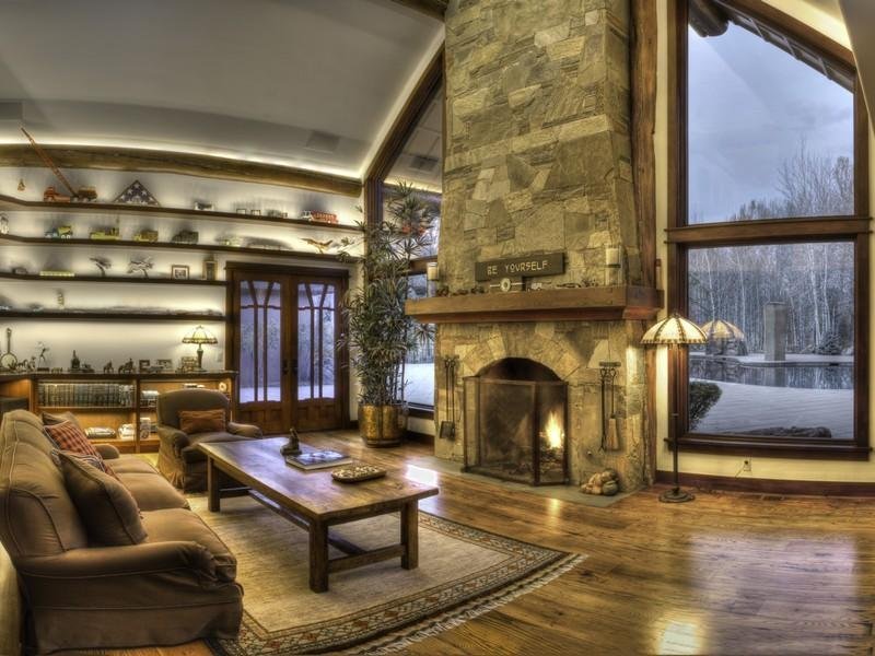 25 Stone Fireplace Designs to Warm your Home 