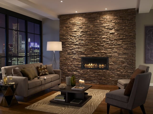 25 Stone Fireplace Designs to Warm your Home 