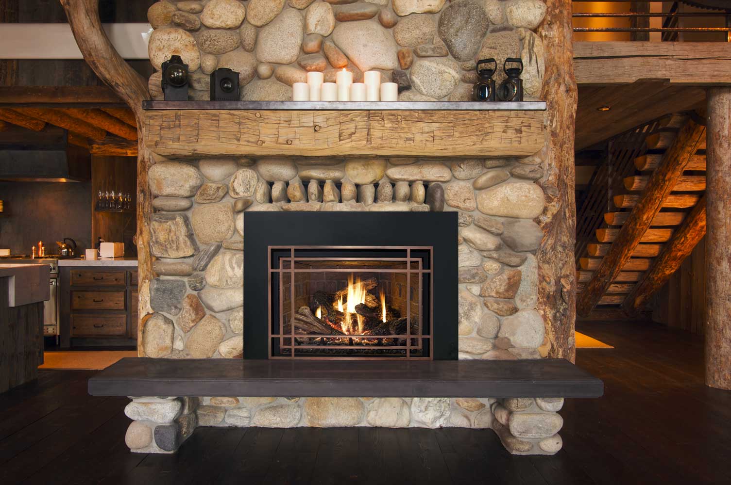 25 Stone Fireplace Designs to Warm your Home 