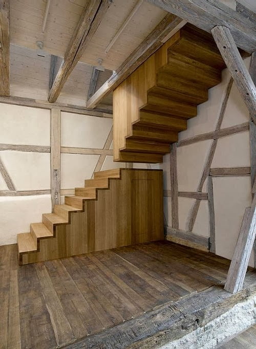 30 Different Wooden Types Of Stairs For Modern Homes