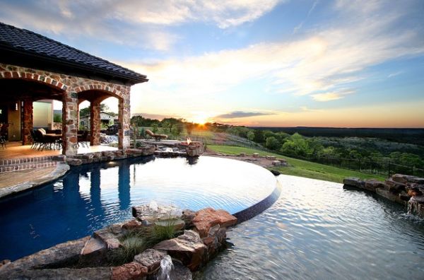 Backyard Landscaping Design Ideas-Amazing near Swimming Pool Fireplaces 