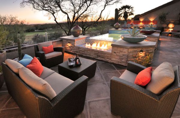 Backyard Landscaping Design Ideas-Amazing near Swimming Pool Fireplaces