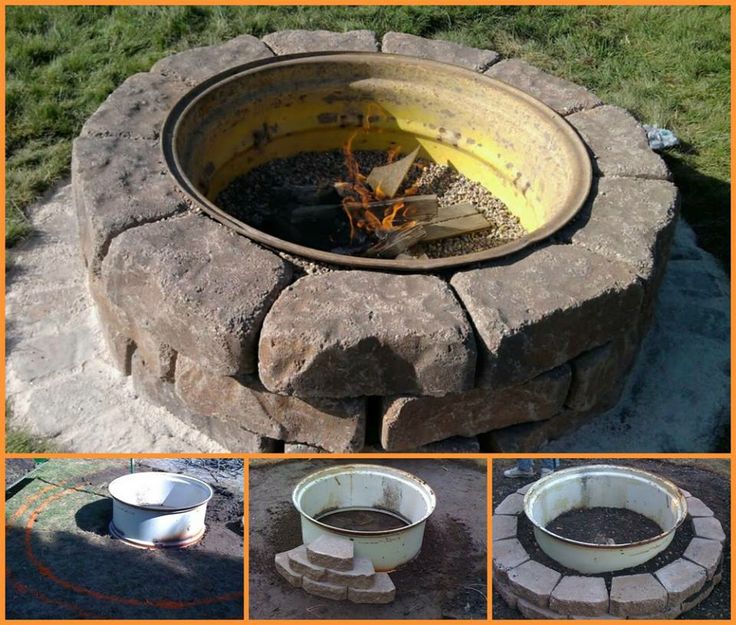Tractor Tire Fire Pit Design