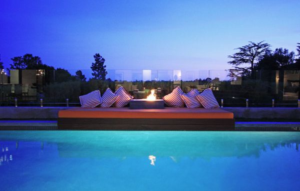 Backyard Landscaping Design Ideas-Amazing near Swimming Pool Fireplaces