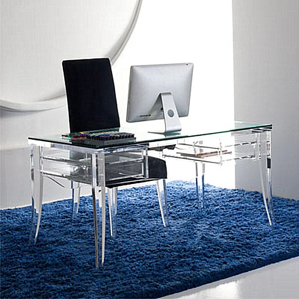 Acrylic Home Office Desks for Your Interior Design Lawrence Desk by H-Studio